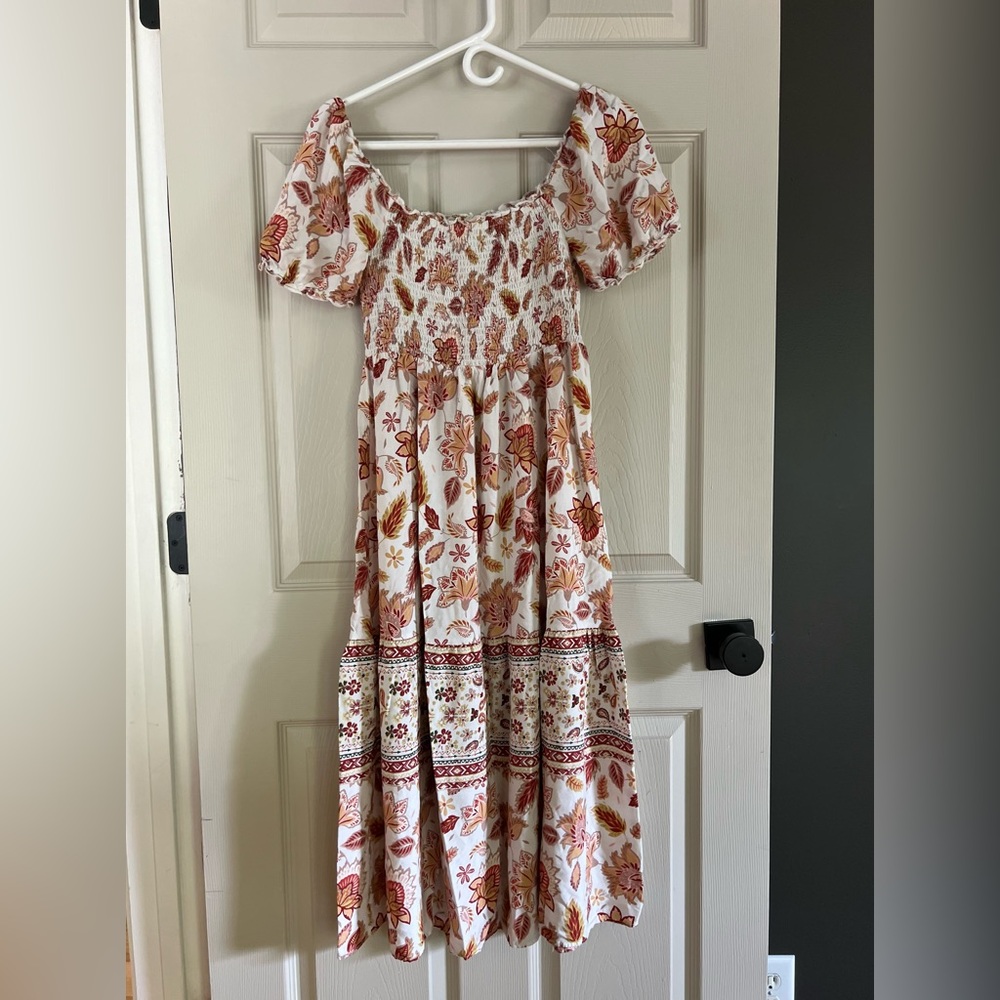 💰⬇️ CLOSET CLEAROUT Zesica Boho Floral Dress – Small - Picture 5 of 5
